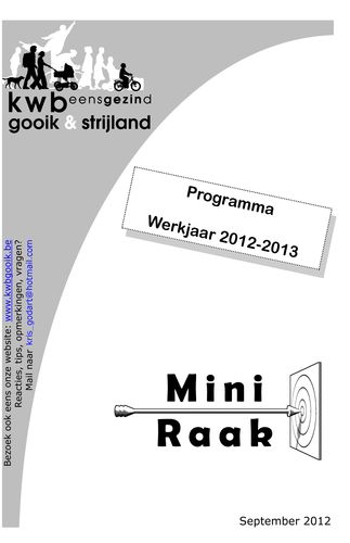 Kaft van Mini Raak 201209